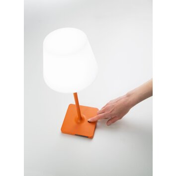 Fabas Luce Adam Table lamp LED orange, 1-light source