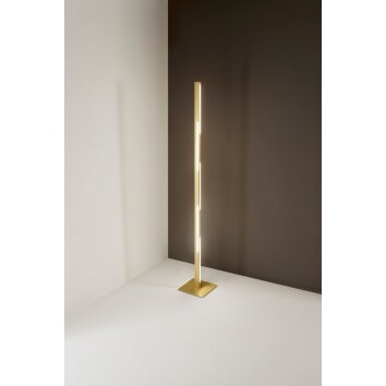 Fabas Luce Ling Floor Lamp LED brass, 1-light source