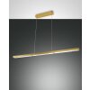 Fabas Luce Ling Pendant Light LED brass, 1-light source