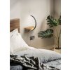 Fabas Luce Roseg Wall Light LED Ecru, black, 1-light source