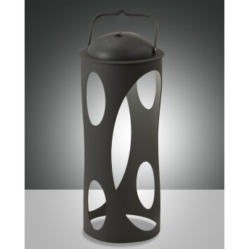 Fabas Luce Caddy Table lamp LED anthracite, 1-light source