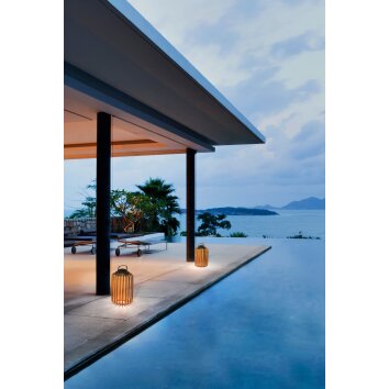 Fabas Luce Clamp Table lamp LED Light wood, 1-light source