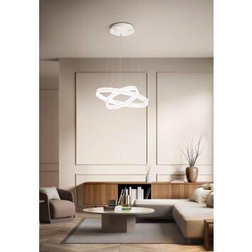 Fabas Luce Palau Pendant Light LED white, 2-light sources