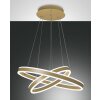 Fabas Luce Palau Pendant Light LED gold, 2-light sources