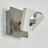 Bobeiro Wall Light LED matt nickel, 1-light source
