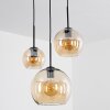 Koyoto  Pendant Light glass 15 cm, 20 cm, 25 cm Amber, 3-light sources