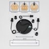 Koyoto  Pendant Light glass 20 cm, 25 cm, 30cm Amber, 3-light sources