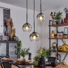 Koyoto  Pendant Light glass 15 cm clear, Smoke-coloured, 3-light sources