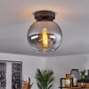 Koyoto  Ceiling Light glass 20 cm clear, Smoke-coloured, 1-light source