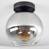 Koyoto  Ceiling Light glass 20 cm clear, Smoke-coloured, 1-light source