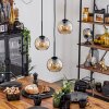 Koyoto  Pendant Light glass 15 cm Amber, 3-light sources