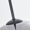 Koyoto  Pendant Light glass 25 cm clear, Smoke-coloured, 3-light sources