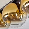 Koyoto  Ceiling Light glass 30 cm gold, clear, 4-light sources