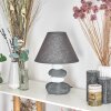 Palmela Table lamp grey, white, 1-light source