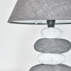Palmela Table lamp grey, white, 1-light source