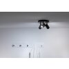Philips WiZ IMAGEO Ceiling Light LED black, 3-light sources, Colour changer