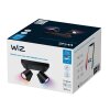 Philips WiZ IMAGEO Ceiling Light LED black, 4-light sources, Colour changer
