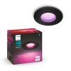 Philips Hue Xamento recessed light LED black, 1-light source, Colour changer