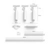Philips Hue Perifo Pendant Light Base set x 3 LED white, 3-light sources, Colour changer