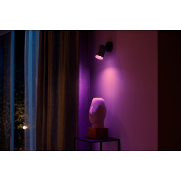 Philips Hue Fugato Ceiling Light LED black, 1-light source, Colour changer