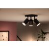 Philips Hue Fugato Ceiling Light LED black, 3-light sources, Colour changer