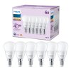 Philips Classic Set of 6 LED E14 4.9 Watt 2700 Kelvin 470 Lumen