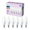 Philips Classic Set of 6 LED E14 4.9 Watt 2700 Kelvin 470 Lumen