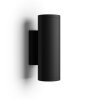 Philips Hue Appear Outdoor Wall Light set x 2 LED black, 2-light sources, Colour changer