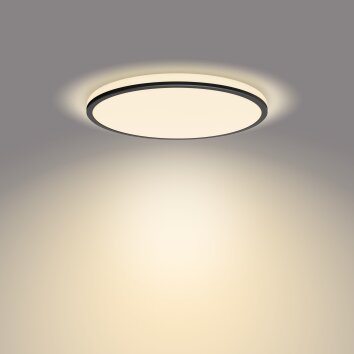 Philips Ozziet Ceiling Light LED black, white, 1-light source
