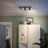 Philips myLiving Runner Ceiling Light black, 3-light sources