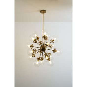 Holländer MOLTIPLICATORE Pendant Light gold, brass, 18-light sources