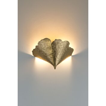 Holländer GINGKO Wall Light gold, 2-light sources
