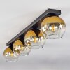 Koyoto  Pendant Light glass 15 cm gold, clear, 4-light sources