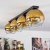 Koyoto  Ceiling Light glass 25 cm gold, clear, 4-light sources