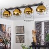 Koyoto  Ceiling Light glass 25 cm gold, clear, 4-light sources