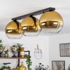 Koyoto  Ceiling Light glass 30 cm gold, clear, 3-light sources