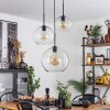 Koyoto  Pendant Light glass 20 cm, 25 cm, 30cm clear, 3-light sources