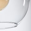 Koyoto  Pendant Light glass 20 cm, 25 cm, 30cm clear, 3-light sources