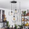 Koyoto  Pendant Light glass 20 cm, 25 cm, 30cm clear, 3-light sources