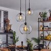 Koyoto  Pendant Light glass 20 cm, 25 cm, 30cm clear, 3-light sources