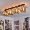 Koyoto  Ceiling Light glass 30 cm Amber, 4-light sources