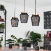 Madancos Pendant Light brass, black, 3-light sources