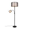 Trio Burton Floor Lamp black, 2-light sources