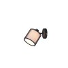 Trio Burton Wall Light black, 1-light source