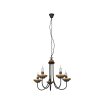 Trio Livia chandelier black, 5-light sources