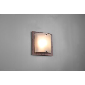 Trio Pali Wall Light Dark wood, 1-light source