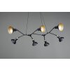 Trio Roxie Pendant Light brass, black, 7-light sources