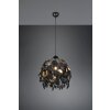 Reality Leavy Pendant Light black, 1-light source