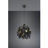 Reality Leavy Pendant Light black, 1-light source