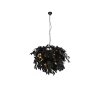 Reality Leavy Pendant Light black, 4-light sources